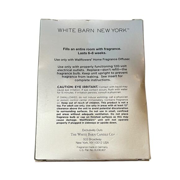 The White Barn Candle Co Wallflowers Juicy Nectarine Fragrance Bulbs 2 Pk B&BW - Picture 3 of 4